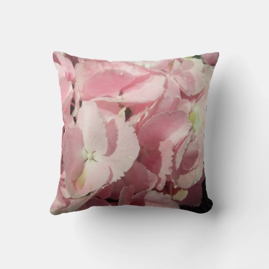 枕 – ピンクアジサイ (裏面)