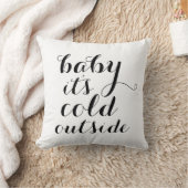 枕|ベビーそれは冷たい外側-白です クッション (ブランケット)