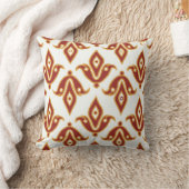 枕、マルーン、ホワイト、金ゴールド、フルーア・デ・リーズ・パターン クッション (ブランケット)