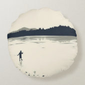 枕 ラウンドクッション (裏面)