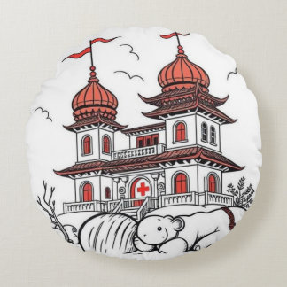 枕 ラウンドクッション