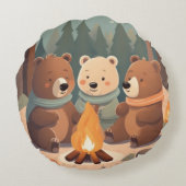 枕 ラウンドクッション (裏面)