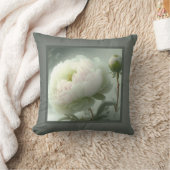 枕 – ロマンチックなフローラ、牡丹の花、パエオニア (ブランケット)