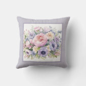 枕 – ロマンチックなフローラ、花 (裏面)