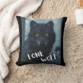 枕（一匹の狼） クッション (ブランケット)