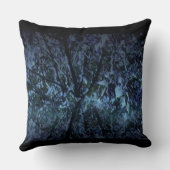 枕-前部音楽プレーヤー、背部熱帯雨林 クッション (裏面)