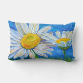 枕: 吹きさらしのデイジー! ランバークッション (裏面)