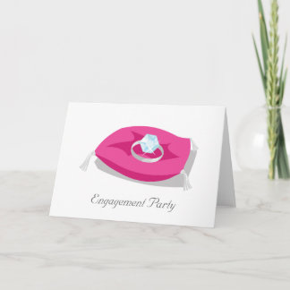 枕、婚約パーティ カード