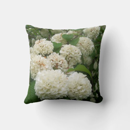 枕 – 白あじさい (裏面)