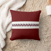 枕 – 白いの梅ストライプ花 (ブランケット)