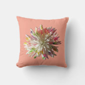 枕 – 白い絵を描クモのムーム (正面)