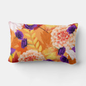 枕、秋花 ランバークッション (裏面)