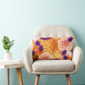 枕、秋花 ランバークッション (椅子)