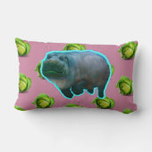 枕-空腹なカバ ランバークッション (裏面)