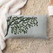 枕（腰部） – 葉状枝 ランバークッション (ブランケット)