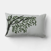 枕（腰部） – 葉状枝 ランバークッション (裏面)