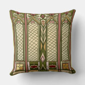 枕- (芸術および技術のスタイル) クッション (裏面)