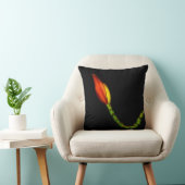 枕-赤いバナナの花の植物 クッション (椅子)