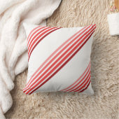 枕 – 赤い線の3つのグループで5つの色合い (ブランケット)