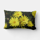 枕 – 黄色のデイジー (裏面)