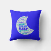 枕 – 2つの側面に同じプリント- Word Cloud (裏面)