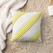 枕 – 5つのシェードの黄色の線のグループ (ブランケット)