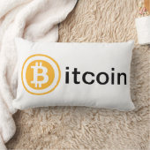 枕、bitcoin、cryptocurrency ランバークッション (ブランケット)