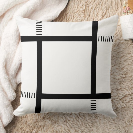 枕 – "Quadra" – 白黒 (ブランケット)