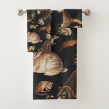 林お洒落動物花柄