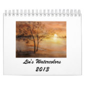 林のWatercolors2013 カレンダー (カバー)