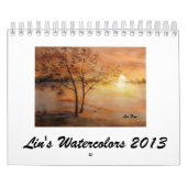 林のWatercolors2013 カレンダー (カバー)