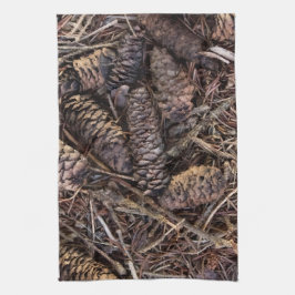 林床の松と松 キッチンタオル