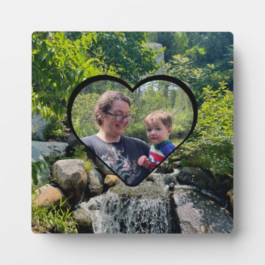 林木滝緑化ハートテンプレート フォトプラーク (正面)