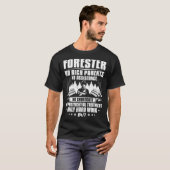 林業のハードワーク フォレスター Tシャツ (正面フル)
