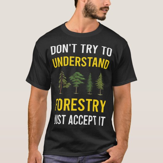林業を理解する Tシャツ (正面)