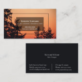 林業名刺 名刺 (正面/裏面)