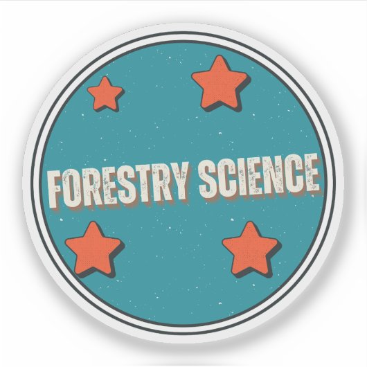 林業科学 シール (正面)