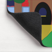 林檎の木と山で昇る月 マウスパッド (コーナー)