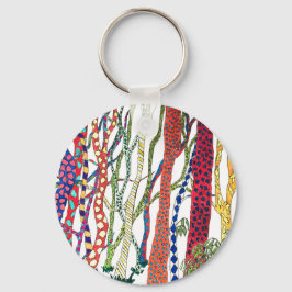 林熱狂するおもしろいカラフル キーホルダー