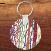 林熱狂するおもしろいカラフル キーホルダー (正面)