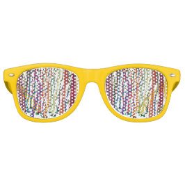 林熱狂するおもしろいカラフル レトロサングラス