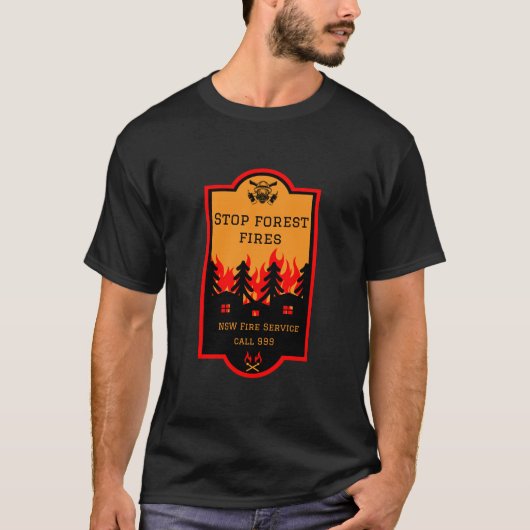 林野火災防止 Tシャツ (正面)