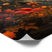 林野草草地に立つシカ ポスター (角)