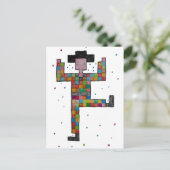 _枚のハレルキン ポストカード (スタンド正面)