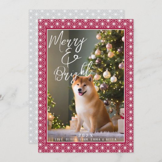 枚 | 朝野羽日本のの着物 シーズンカード (正面/裏面)