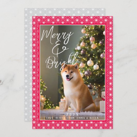 枚 | 朝野羽日本のの着物 シーズンカード (正面/裏面)