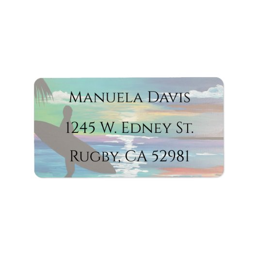 果てしない夏 ラベル (正面)