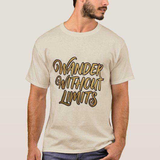 果てしない旅へ Tシャツ (正面)