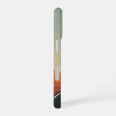 果てしない砂漠のハイウェイ iPhone 16ケース (右側面)