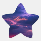 果てしない空 - 深い海 星シール (正面)